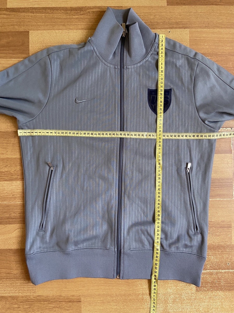 USA N98 AUTHENTIC FOOTBALL SOCCER TRACK JACKET NIKE 450470-065 sz
