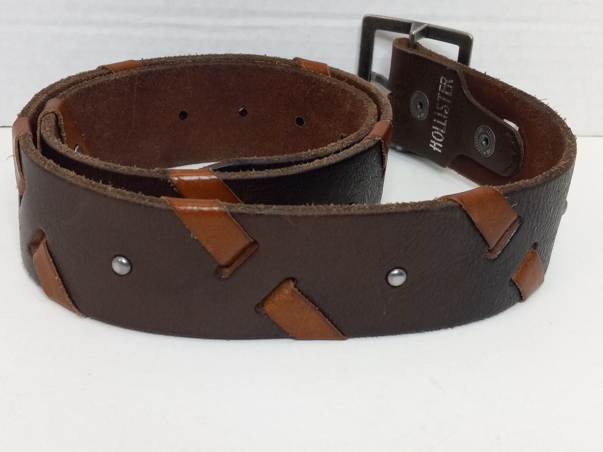 logo hollister belts