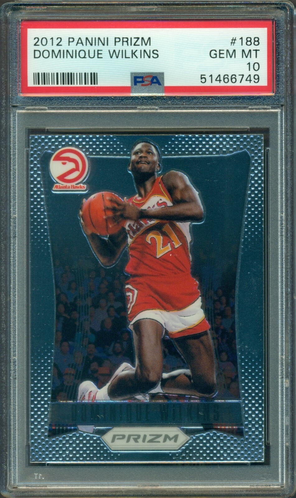 2012-13 PANINI PRIZM DOMINIQUE WILKINS #188 PSA 10