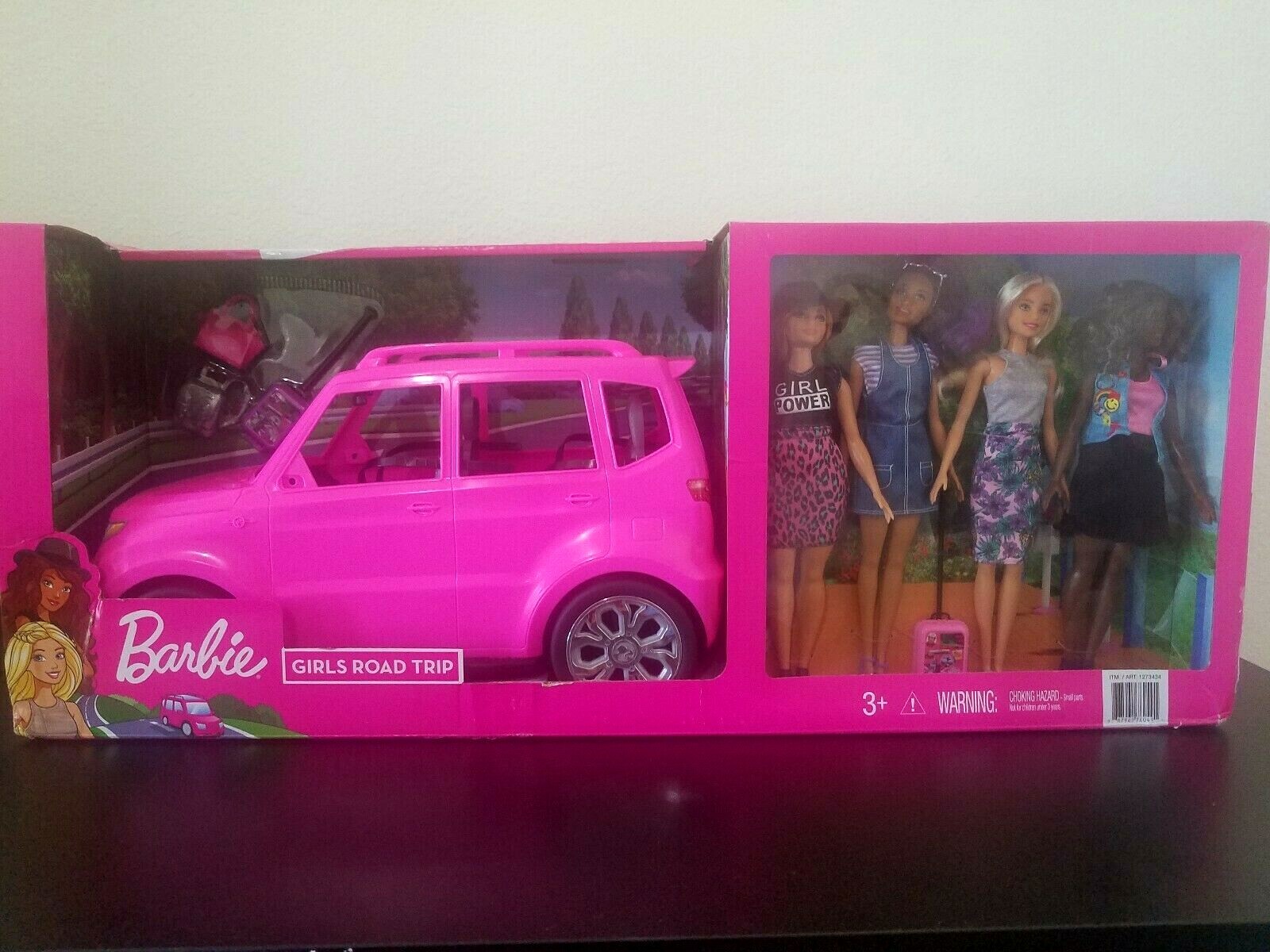 barbie suv pink