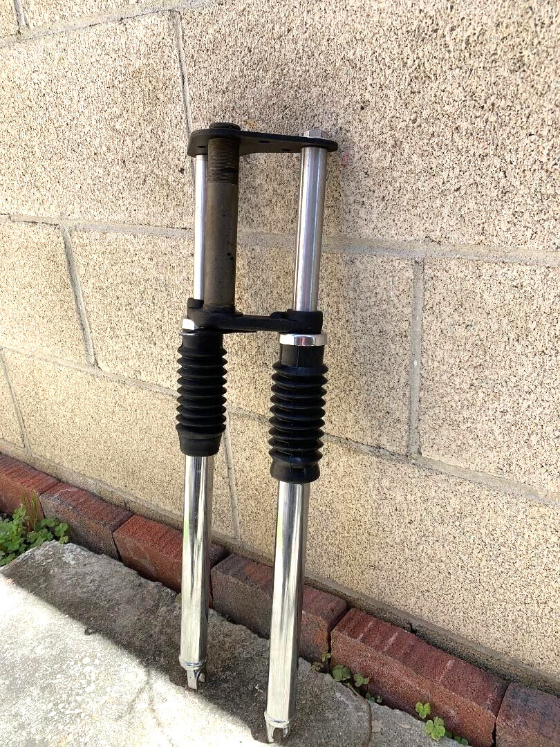 Bicycle 20" Suspension Triple Tree Fork w/ Clamps 1" Threaded Cruiser BMX Bikes