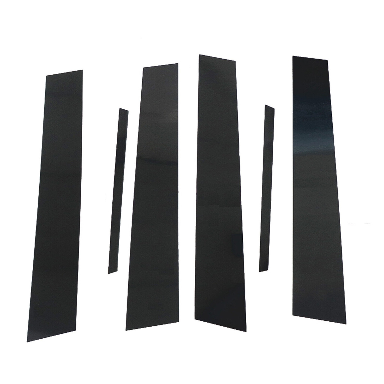 Decal Covers 6Pcs Door Window Trim Pillar Posts Black Fit For ACURA TL 20042008 eBay