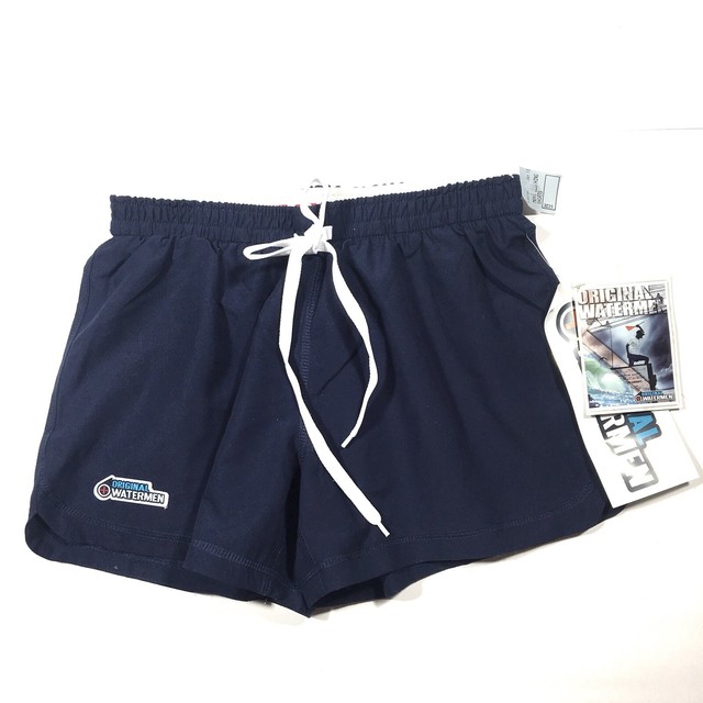 Original Waterman Mens Extra Small Navy Lifeguard Swim Diving Trunks