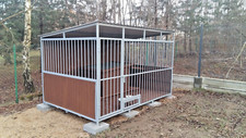 Dog kennel, Windbreaker Pet house, cage run, hot-dip galvanized 3x2 MODEL K-2