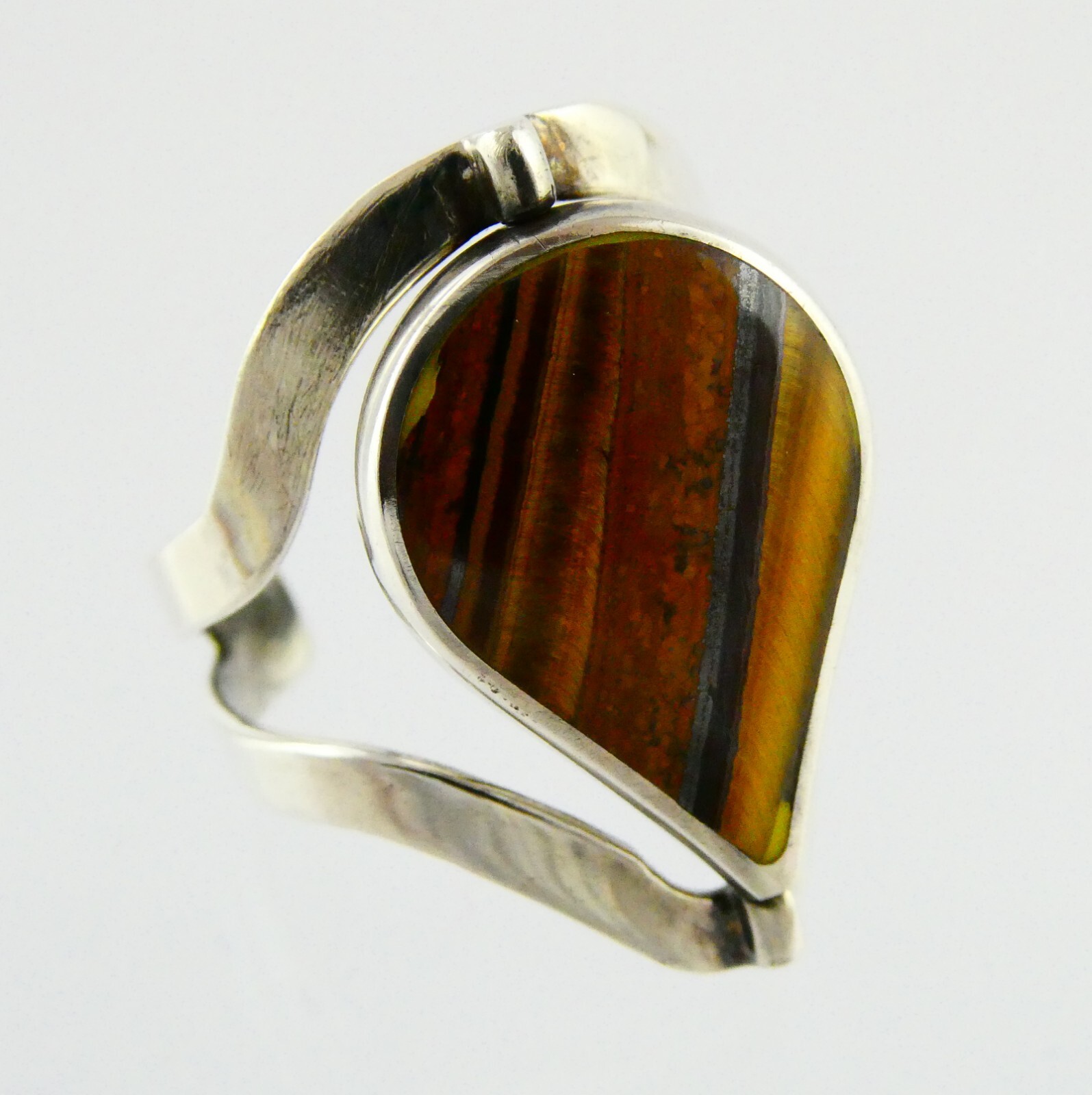 Sterling Silver Flat Cab Double Sided Turquoise a… - image 3