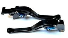 YZF 600 Thundercat 1996-2007  SHORT BLACK BRAKE and CLUTCH LEVERS SET RACE TRACK