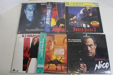 Lot of 6 Steven Seagal Under Siege 1  2 Laserdisc English Audio JPN Subs Japan