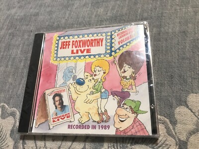 Jeff Foxworthy : Live Comedy CD a recorded in 1989 new sealed 