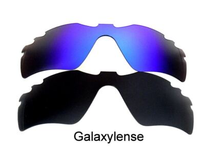Galaxylense Ersatzlinsen Für Oakley Radar Path Belüftet Schwarz/Blau Polarisiert