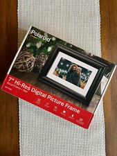 Polaroid 7  Hi-Res Digital Picture Frame Wood Frame  Mat PDF-850W