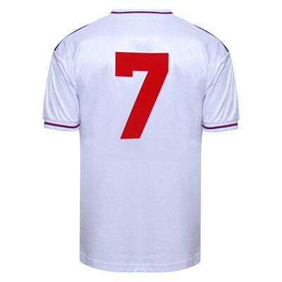 England World Cup ‘82 Shirt England 1982 World Cup Finals No7 shirt 51% POLYESTER 49