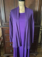 Eileen Fisher Sleeveless Dress Size M and Matching Sweater Size S 