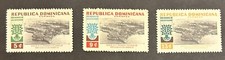 DOMINICAN REPUBLIC: 1960.  Complete set of 3 MNH, MLH. SC# 522-524 . #13-02135