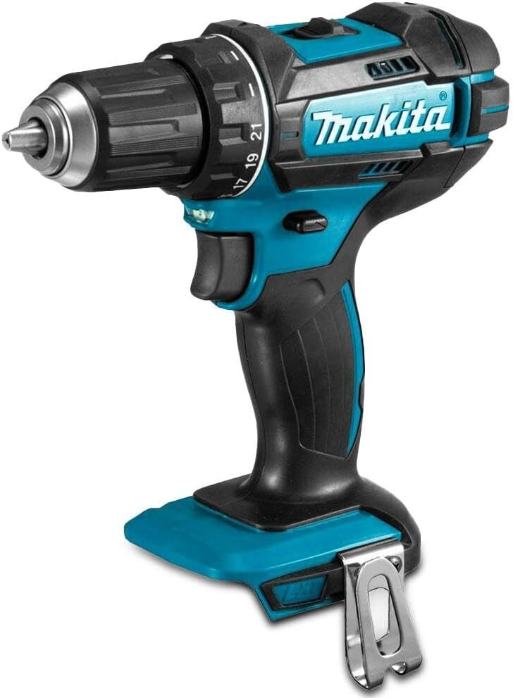 Makita DHP482Z DHP482Z-Taladro Combinado 18V 62 NM, Nero/Blu, S