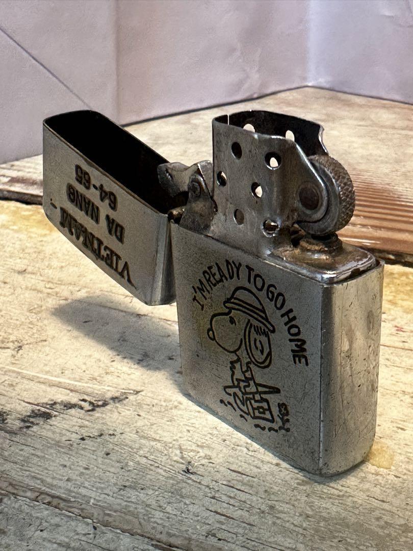 1964-65 Vintage Vietnam Zippo Antique Oil lighter DA NANG
