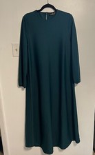 Green Beautiful Abaya Winter Ramadan eid wedding party Islamic Dress With Shawl