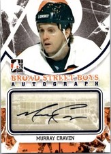 2011-12 ITG Black MURRAY CRAVEN Broad Street Boys Flyers AUTO Insert