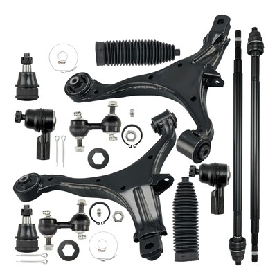 Front Lower Control Arms Tie Rods Sway Bars Fits 2002-2006 Honda CR-V 12x 