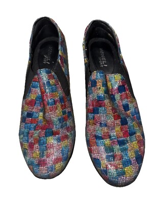 Vaneli Sport Colorful Slip On Shoes Size 10.5