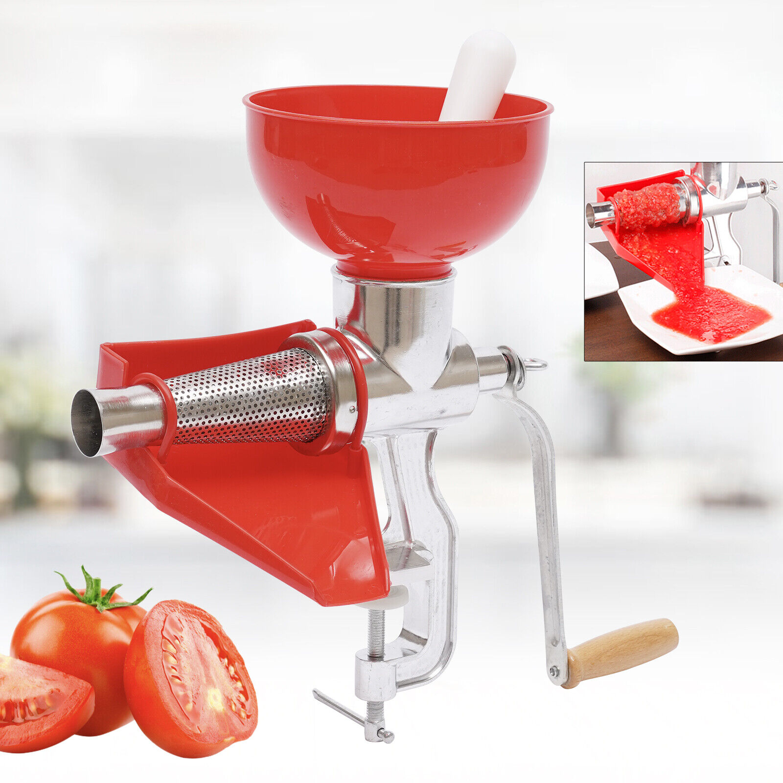 Manual Tomato Juicer Squeezer Juicer Machine Kitchen Thick Hand-Crank eBay