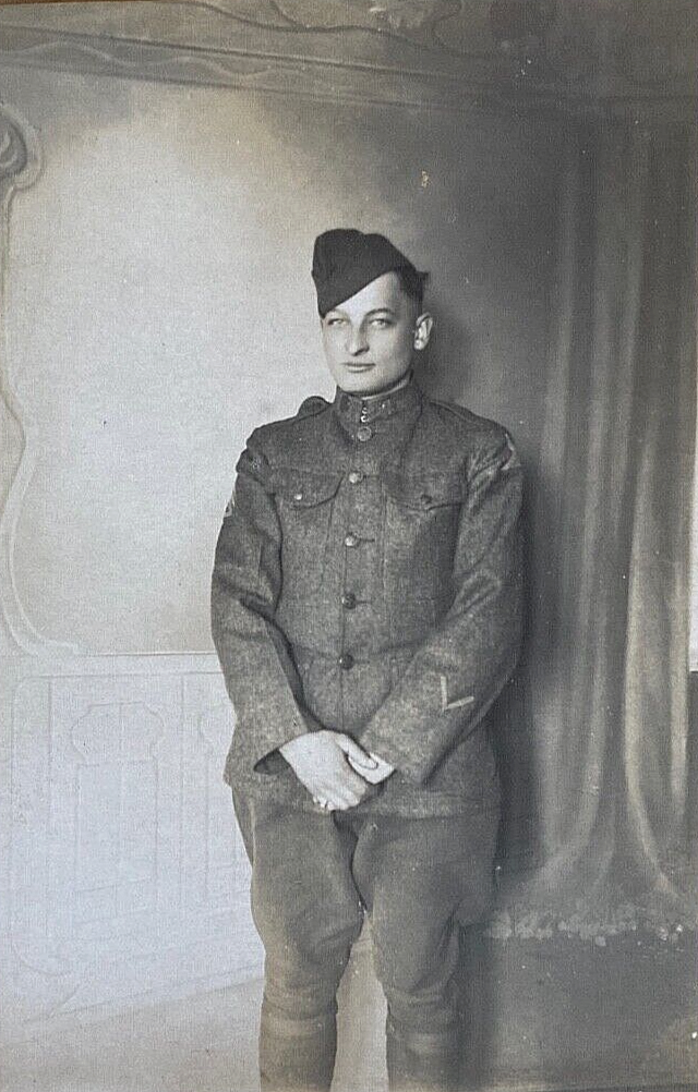 WW1 US ARMY III CORPS STAFF SERGEANT 1st MACHINE GUN BATT. PHOTO