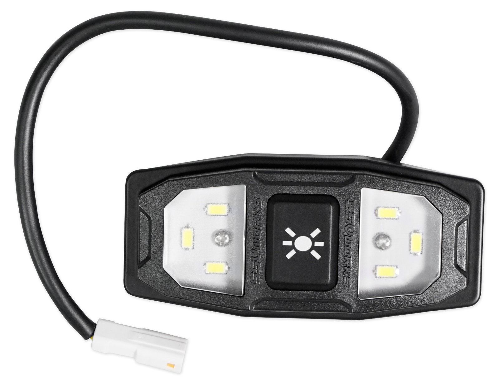 300 Lumens LED Dome LightCage ClampsBillet Mount for Yamaha YXZ Hyper-White