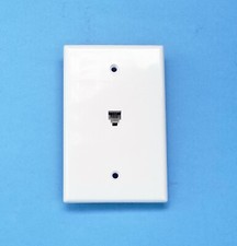 New   RJ-11 Phone Jack Wall Plate