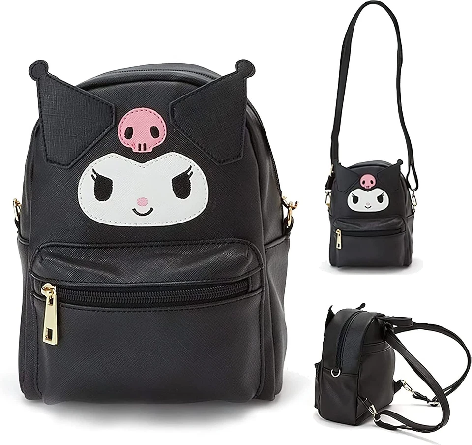 Sanrio Hallo Kitty PU Leather Shoulder Bag Mini Backpack Crossbody Bag - Image 3 of 4