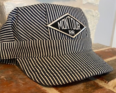 Engineer/Conductor Cap/Hat-MONTOUR RAILROAD (MTR)-adjustable-Adult or Child-NEW 