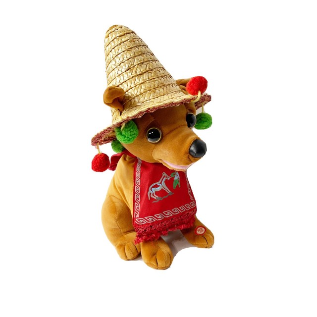 12â Pancho Singing Chihuahua 1974 Feliz Navidad Christmas Animated Musical Dog for sale online