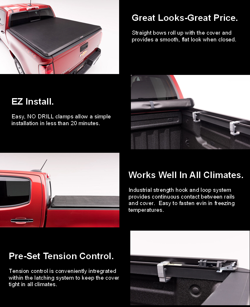 TruXedo TruXport Tonneau Roll Up Cover for 1722 Ford F250 F350 Long