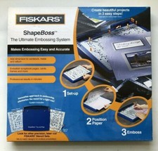 Fiskars ShapeBoss The Ultimate Embossing System Complete Set