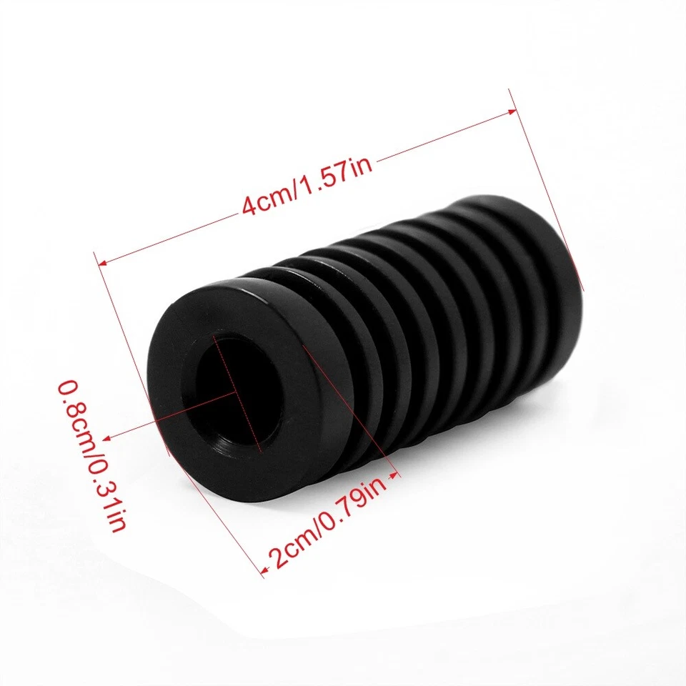 1 PC Gear Shifter Lever Shift Pedal Kick Foot Pegs Cover Pad Plastic - Imagem 3 de 4