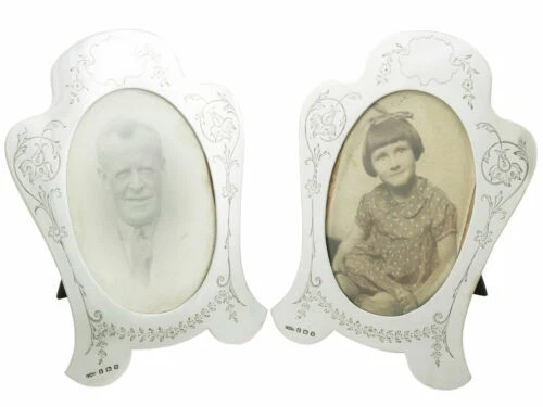 George V 1900-1940 Antique Solid Silver Frames
