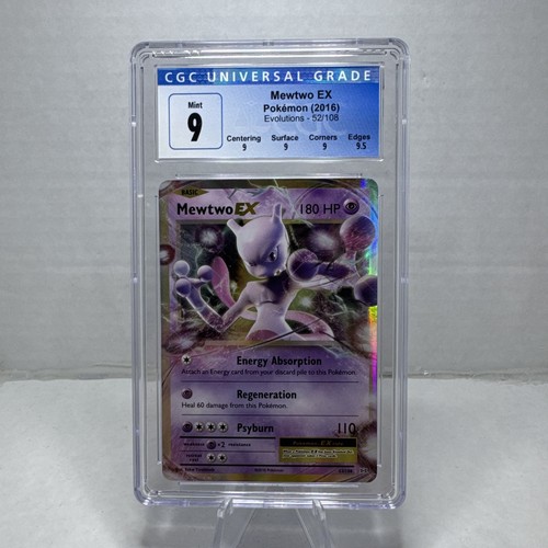 Mewtwo-EX graded CGC 9 for sale on eBay