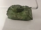 Vintage 1983 Die Cast Hot Wheels Mattel Action Command Tank Green Door Opens