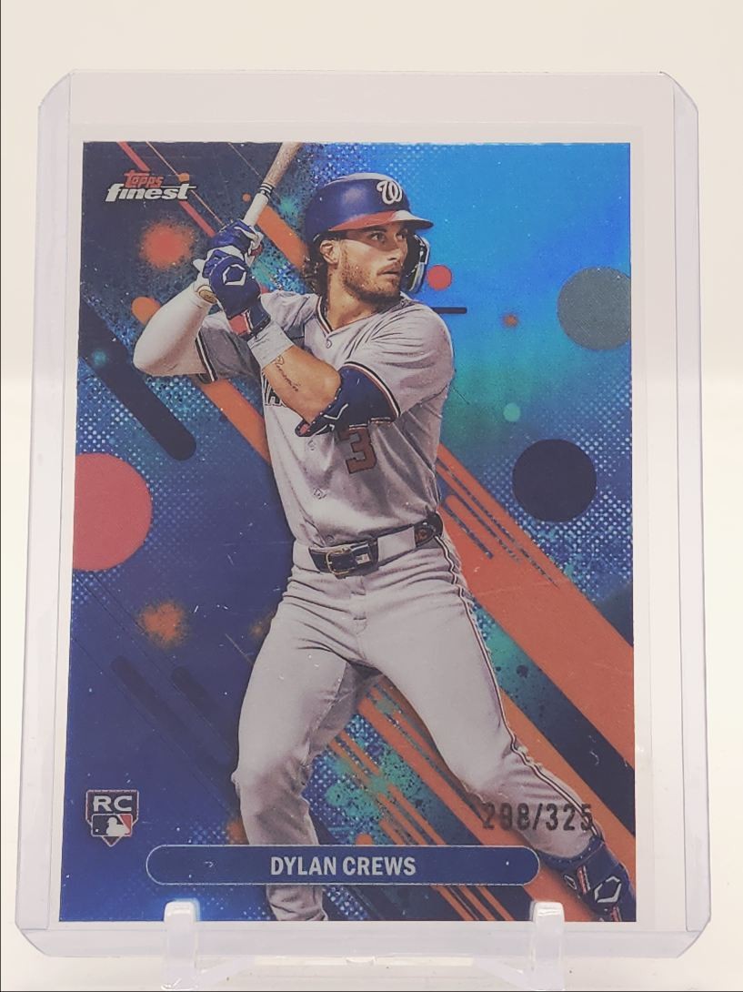 DYLAN CREWS 2025 TOPPS FINEST ROOKIE SKY BLUE REFRACTOR COMMON RC /325 Q5890