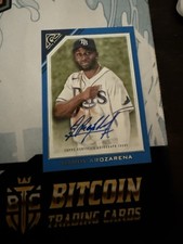 2022 Topps Gallery #VA-RA Randy Arozarena Veterans Autographs Blue #/50 Mariners