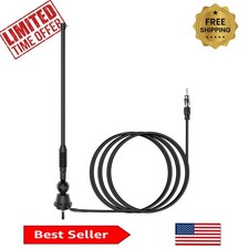 Universal AM/FM Radio Antenna - Waterproof Flexible for Boats, RVs, Golf Carts