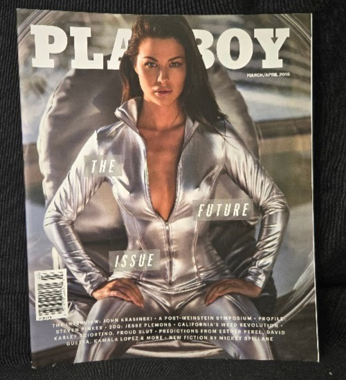 Playboy Magazine March April 2018 Centerfolds Intact Solid Condition