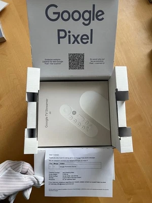 Google TV Streamer 4K in der Farbe Porcelain – Neu & original versiegelt - Bild 1 von 4