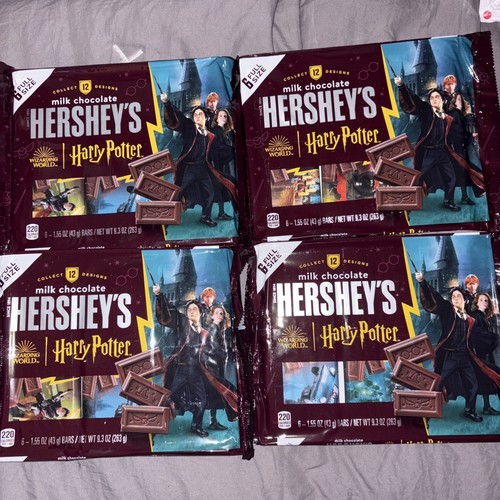 NEW Harry Potter Hershey's 6 Full Size Chocolate Bar Bundle Limited ...