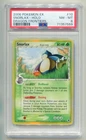 2006 POKEMON EX DRAGON FRONTIERS SNORLAX #10/101 RARE HOLO FOIL PSA 8 B E2