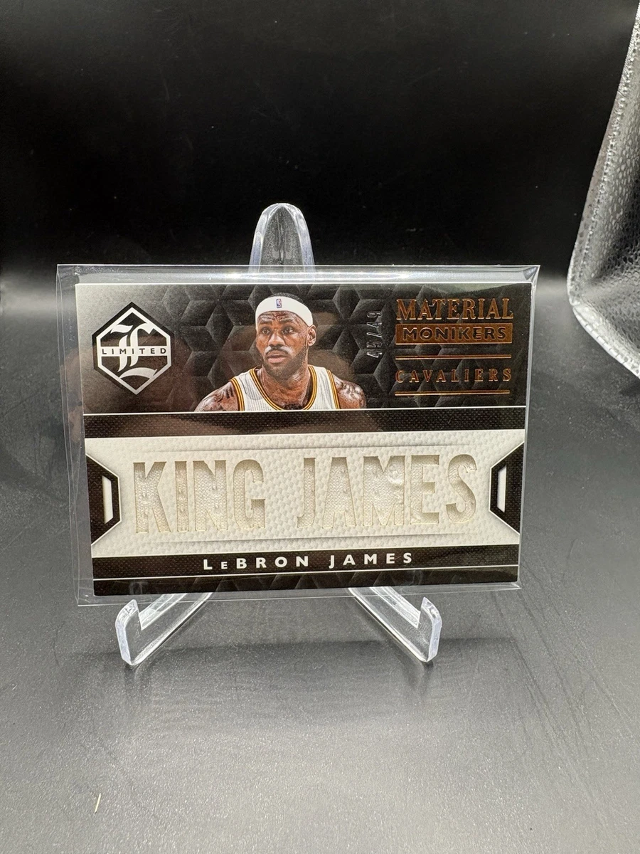 Panini LeBron James Piece of Authentic Basketball Trading Cards
