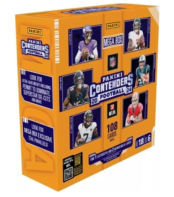 2024 Panini Contenders Football Factory Sealed Mega Box