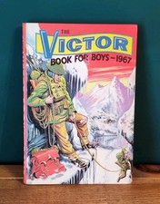 The Victor Book for Boys 1967 Annual Hardback Book Retro Vintage Nostalgia
