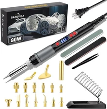 21-in-1 3D Printer Smoothing Tool Kit, 80W LCD Digital Adjustable... 