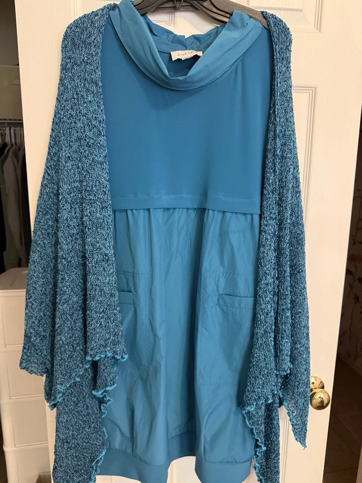 Vestido Joseph Ribkoff Talla Grande Azul  Foto 4 de 4