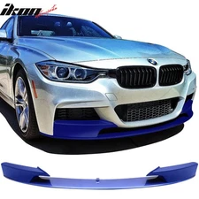 Fits 12-18 F30 3 Series Performance Front Lip Painted Estoril Blue Metallic #B45