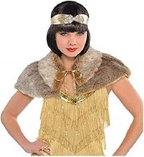Jazz Era Capelet Roaring 20's Fancy Dress Up Halloween Adult Costume Accessory